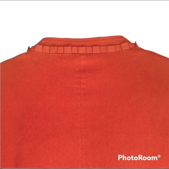 Nancy Bolen City Girl Ruffled Collar Structured Blazer Size M - Picture 6 of 11